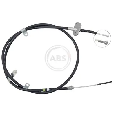 Marca Reconocida Cable de accionamiento, freno de estacionamiento A.B.S. K19071